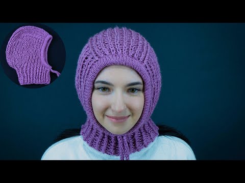 Видео: Капюшон, балаклава вязать просто - подробный мастер-класс!