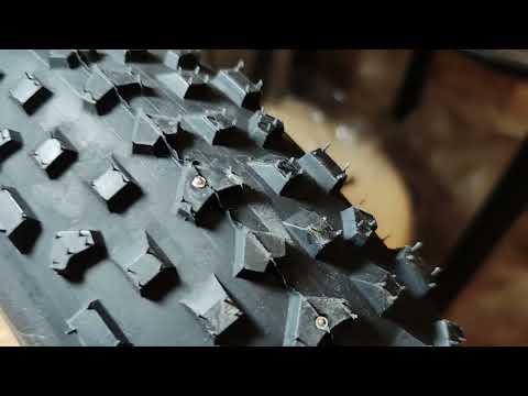 Видео: Ошиповка фэтбайка 20х4,  финишная версия. С чего начать.