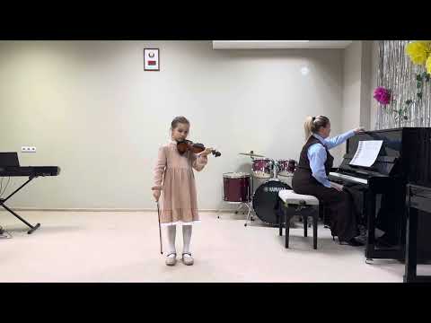 Видео: И. С. Бах «Менуэт», Р. Телепнев «Лирический напев» исп. Ховрина Эмилия