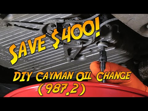 Видео: Самостоятельная замена масла Porsche Cayman (987.2) Сэкономьте 400 долларов и больше!