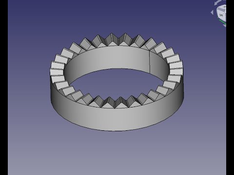 Видео: FreeCad Проектируем шестеню