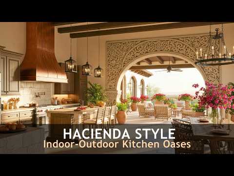 Видео: Кухни в стиле асьенды: идеальный деревенский средиземноморский оазис