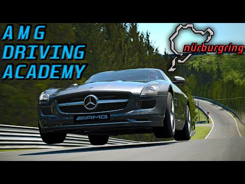 Видео: Gran Turismo 5 - Академия AMG с прыгучим SLS на Nurburgring Nordschleife / Прохождение #9