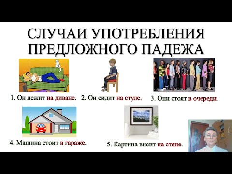 Видео: Предложный падеж. Случаи употребления