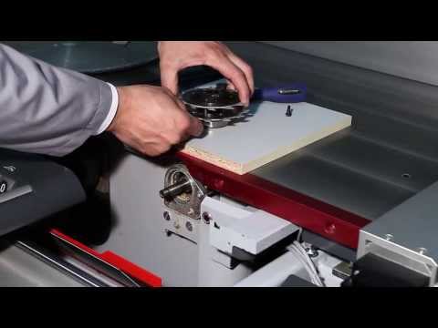 Видео: Установка и эксплуатация пильных дисков на станках Altendorf