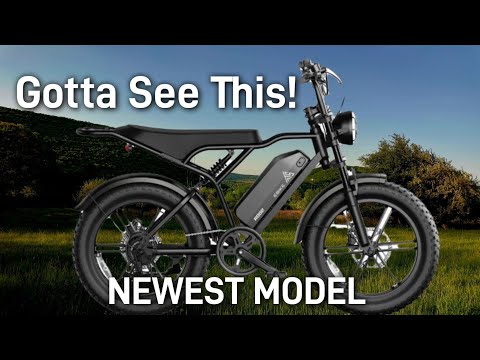 Видео: Электровелосипед TST R002 мощностью 1500 Вт в стиле мопеда | Новейшая модель 2025 года