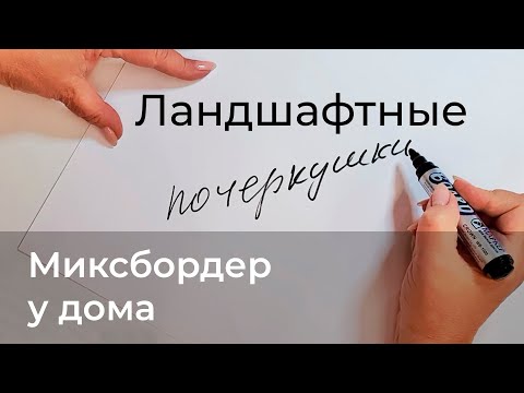 Видео: Ландшафтные почеркушки. Миксбордер у дома