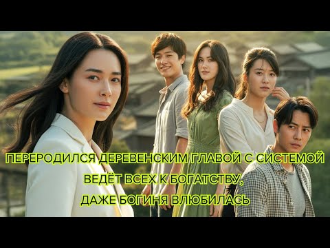 Видео: Переродился деревенским главой с системой — ведёт всех к богатству, даже богиня влюбилась драма