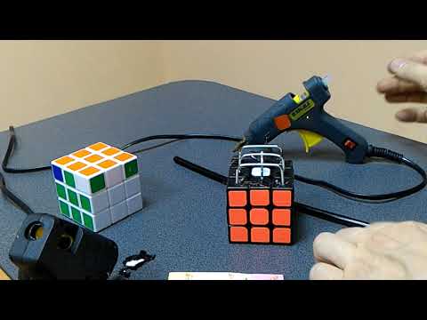 Видео: Уникальный Кубик Рубика 3х3 с фиксацией-скобами. Unique Rubik's cube 3x3 with brackets/fixation- ч.2