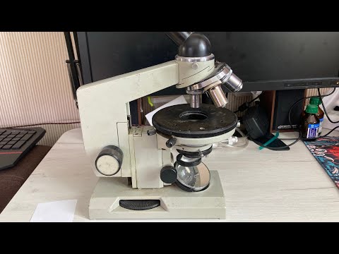 Видео: Обзор микроскопа Биолам Ломо Р11