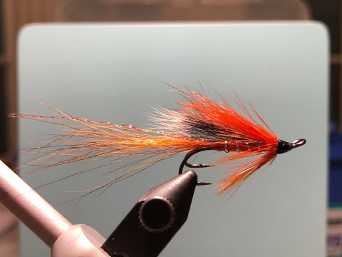 Видео: Лососёвая мушка Knappach Shrimp (Salmon Fly) Как связать