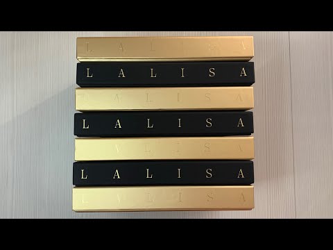 Видео: Распаковка альбома LISA / Unboxing album LISA LALISA (7 copies) (BLACK & GOLD Ver.)