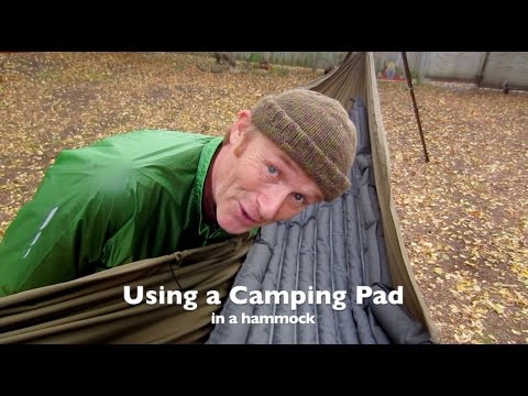 Видео: Использование кемпингового коврика в качестве утеплителя для гамака