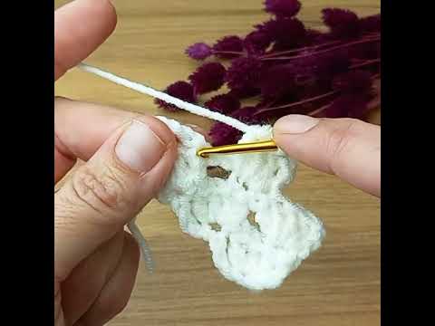 Видео: ⭐️вау⭐️ Очень простое объяснение модели двухцветного мотива крючком #вязаниекрючком #вязаниесписком