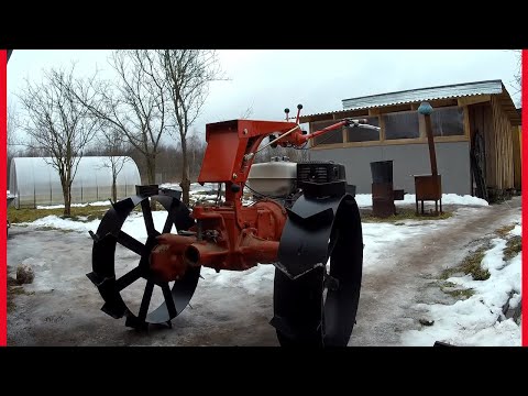 Видео: Мотоблок мтз БЕЛАРУС 09Н : делаю мини бульдозер для уборки снега мотоблоком