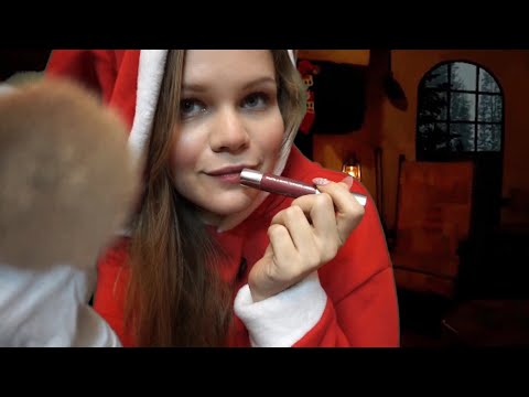 Видео: АСМР | Макияж от Миссис Клаус 🤶 | Звуки Рта| Полярный Экспресс 4 | ASMR | New Year Makeup