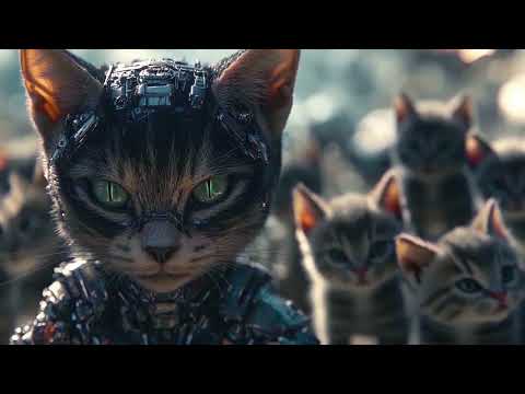 Видео: Кошачий марш. Футуристическая версия. Часть 2.
