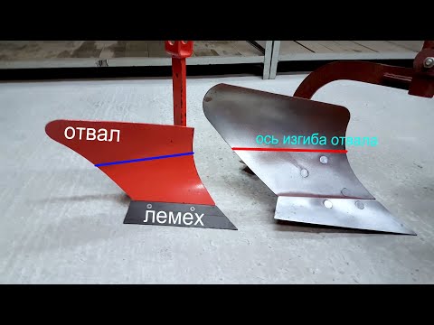 Видео: Плуг от мотоблока МТЗ и мотоблок Салют 100.