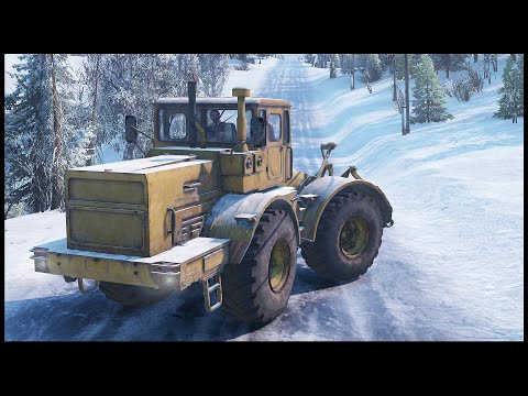 Видео: ГОЛОЛЕД НА СПУСКЕ! ТРАКТОР СЛОЖИЛСЯ! - SnowRunner