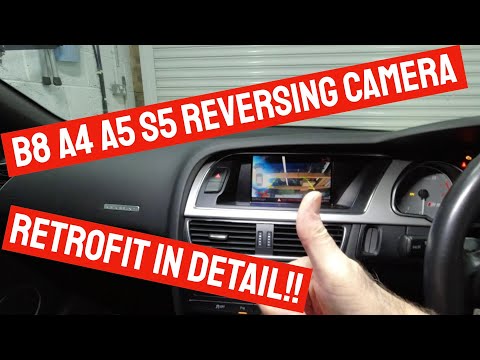 Видео: Audi B8 A4 S4 A5 S5 Модернизация камеры заднего вида | Подробно!!