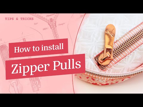 Видео: Простые советы по установке бегунка на ленту молнии