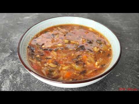 Видео: Пекинский суп/Настоящий китайский оздоравливающий суп/Die Pekingsuppe Rezept/Sauer-scharf Suppe.