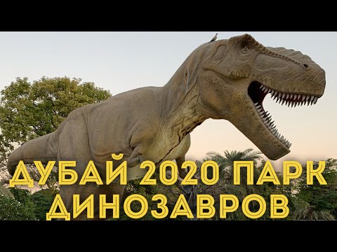 Видео: Дубай 2020 Парк Динозавров в Dubai Garden Glow