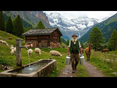 Видео: Как живут люди в швейцарских альпийских деревнях? Земля горных пастбищ
