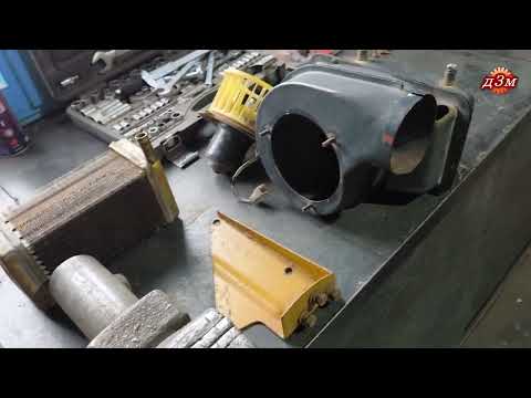 Видео: Трактор Дт-75. Штатный отопитель салона.