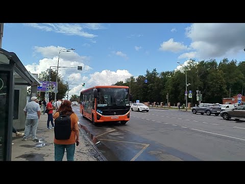 Видео: Автобус ПАЗ-422320-04 "Citymax 9" остановка Больница имени Семашко (Нижний Новгород) 9.08.2025