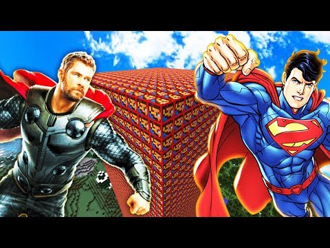 Видео: ТОР ПРОТИВ СУПЕРМЕН БИТВА МАРВЕЛ СУПЕРГЕРОИ ЛАКИ БЛОКИ ВОЛОДЯ В МАЙНКРАФТ