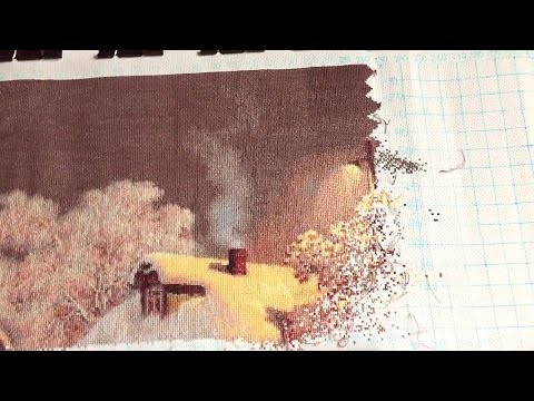 Видео: Вышивка крестом Ежики и шоколадная ночь