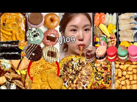 Видео: Подзаголовок) Один прием пищи в деньㅣMukbang VLOGㅣПерееданиеㅣ23: 1 прерывистое голодание ДИЕТА