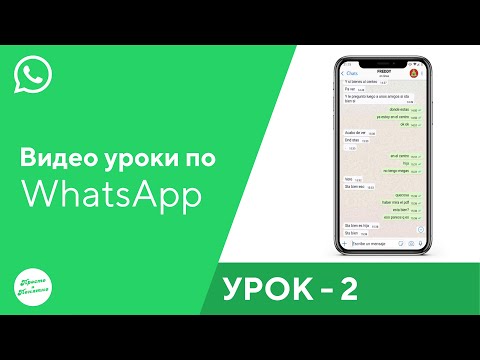 Видео: Урок Ватсап № 2. Как отправить сообщение, добавить новый контакт. Как записать голосовое сообщение.