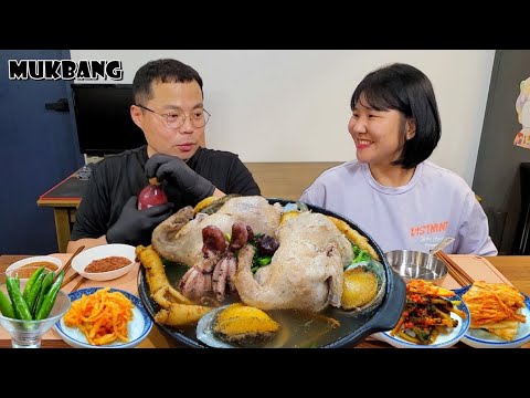 Видео: Хэсинтан (Суп морского бога) - блюдо из курицы, восстанавливающее энергию летом в Корее.ㅣMukbang