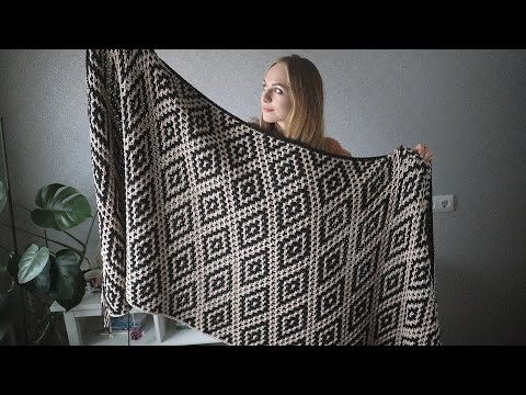 Видео: плед, любимые магазины пряжи и важная новость