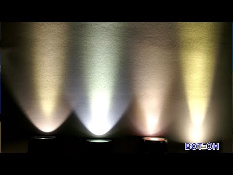 Видео: Светодиод фонарика: замена, оттенок, нюансы и т.д.