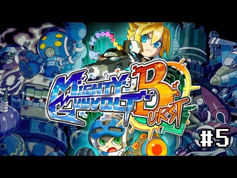 Видео: Проходим Mighty Gunvolt Burst #5 (I ate a Peach in Шахта)
