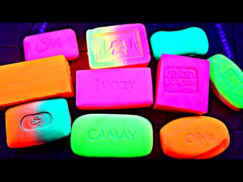 Видео: NEON SOAP | ASMR SOAP. 💖💛💚Резка сухого мыла. Satisfying video💖💛💚