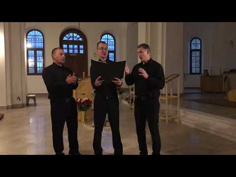 Видео: Вокальное трио СПАС - Не имамы иныя помощи «старинного напева» (рук. М. Литвиненко)