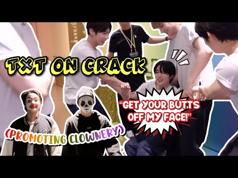 Видео: TXT — это пять счастливых дураков (TXT ON CRACK #1)
