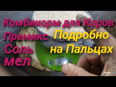 Видео: Про Кормление Дойных Коров Комбикорм,премикс,соль,мел!объясняю на пальцах.