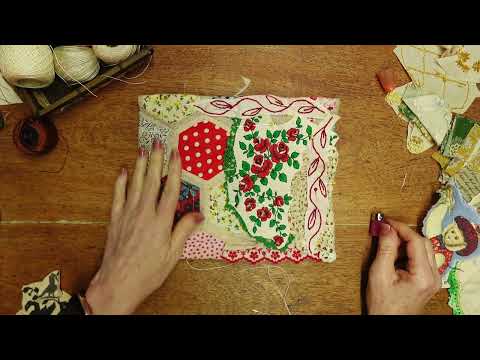 Видео: Часть 3. Медленно сшитый мешочек Hexie