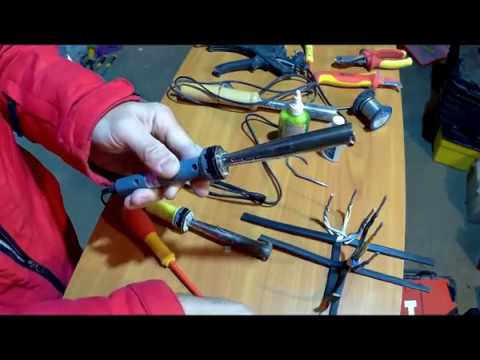 Видео: Как сделать паяльник для скруток / пайка скруток в распредкоробке