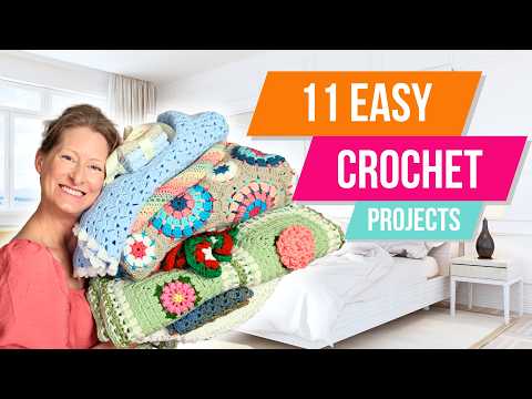 Видео: Всё, что я связала этим летом! 11 простых проектов по вязанию крючком для начинающих S08 E01