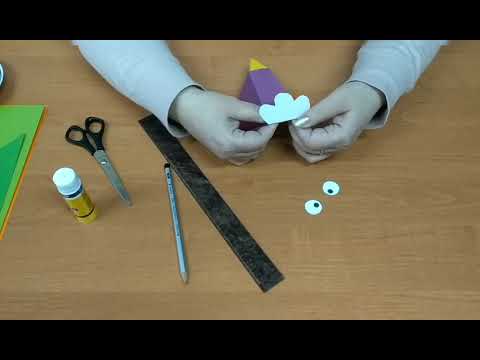 Видео: Пташка з картону/ поробки для дітей