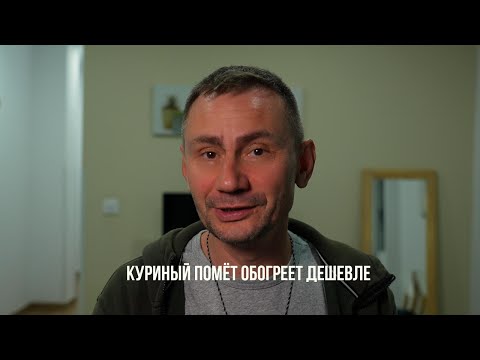 Видео: Куриный помёт обогреет дешевле