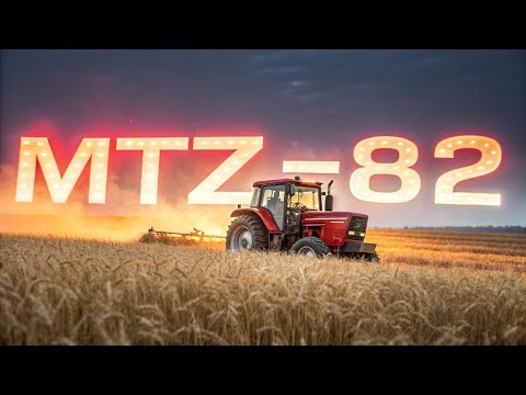 Видео: Легендарный трактор МТЗ-82 – история, обзор и характеристики