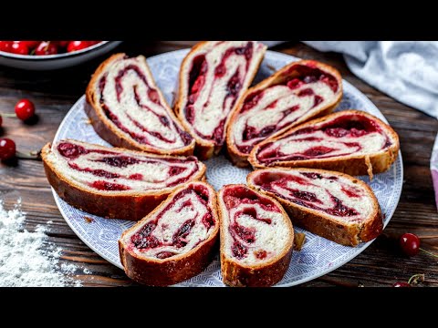 Видео: Соковитий Рулет із вишнею | Рецепт дріжджового тіста на пиріг | Євген Клопотенко