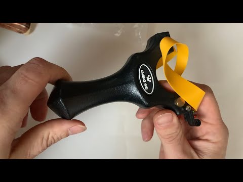 Видео: Рогатка с Али за 330 рублей, обзор пластиковой рогатки